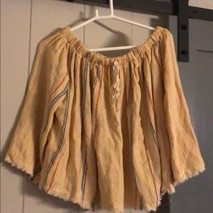 FREE PEOPLE OFF THE SHOULDER TOP